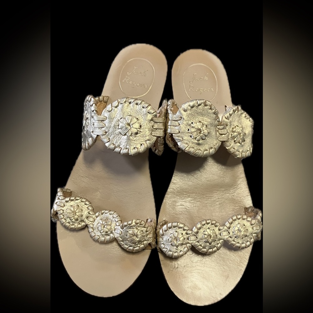 Jack Rogers Women's Gold Sandals